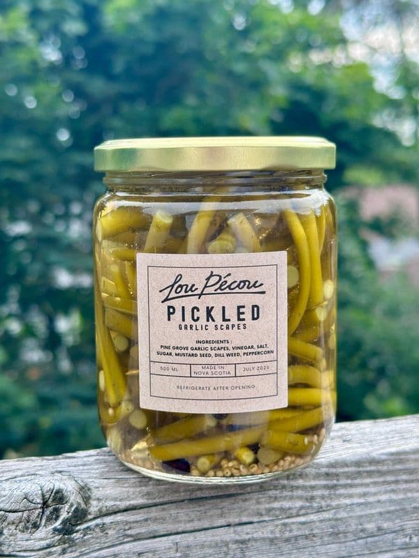 Pickled Garlic Scapes