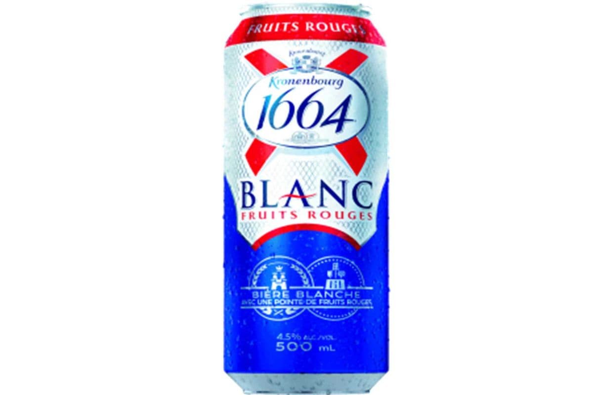 KRONENBOURG 1664 BLANC FRUIT ROUGE CAN (1 x 500ML)