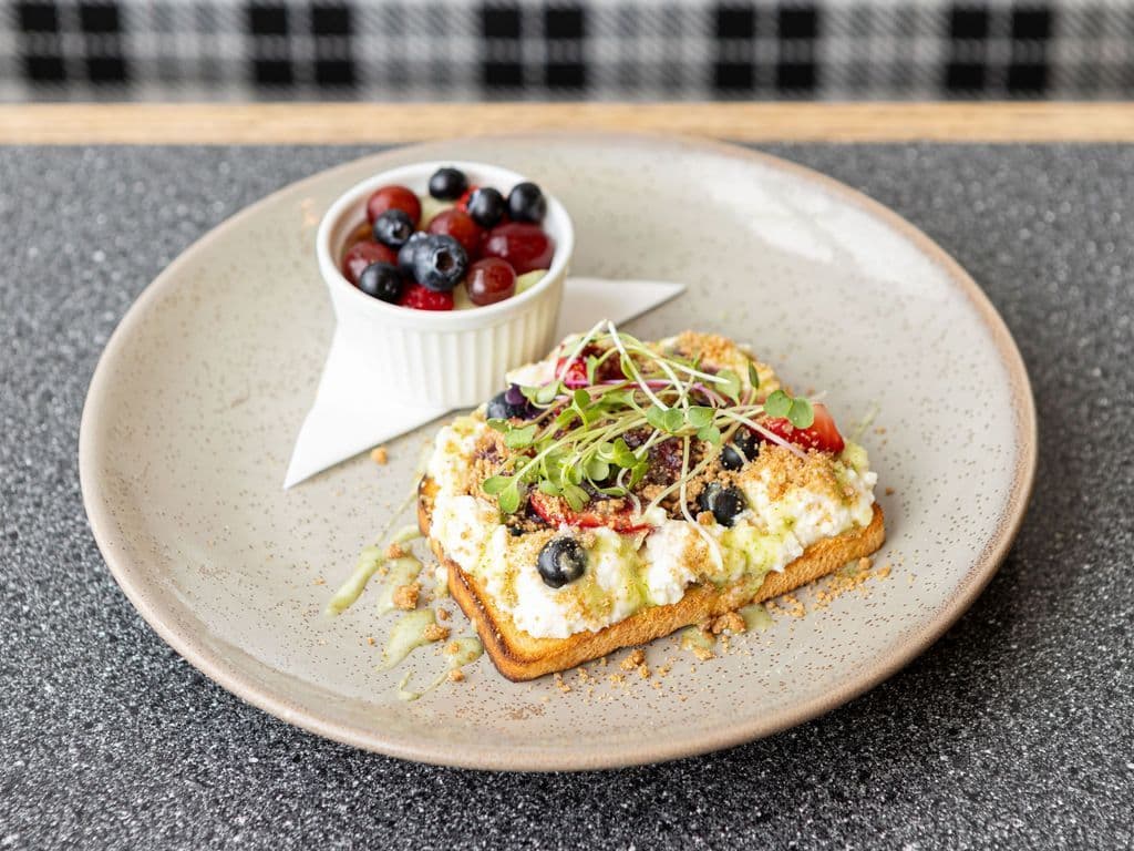 Blueberry Ricotta Toast