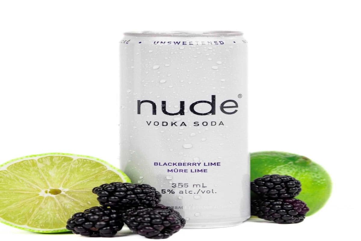 NUDE VODKA SODA BLACKBERRY LIME (6X355ML) CANS (1 x 355)