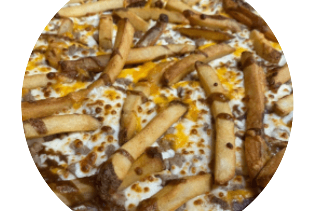 Large Poutine Pizza