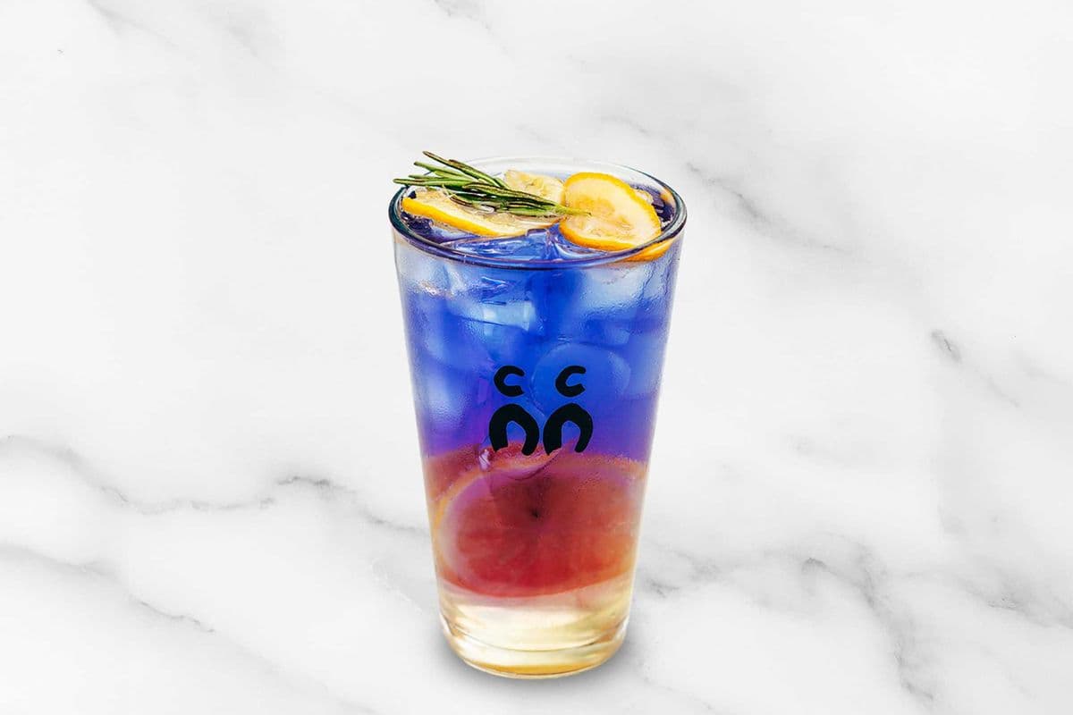 Lemon Blue Butterfly