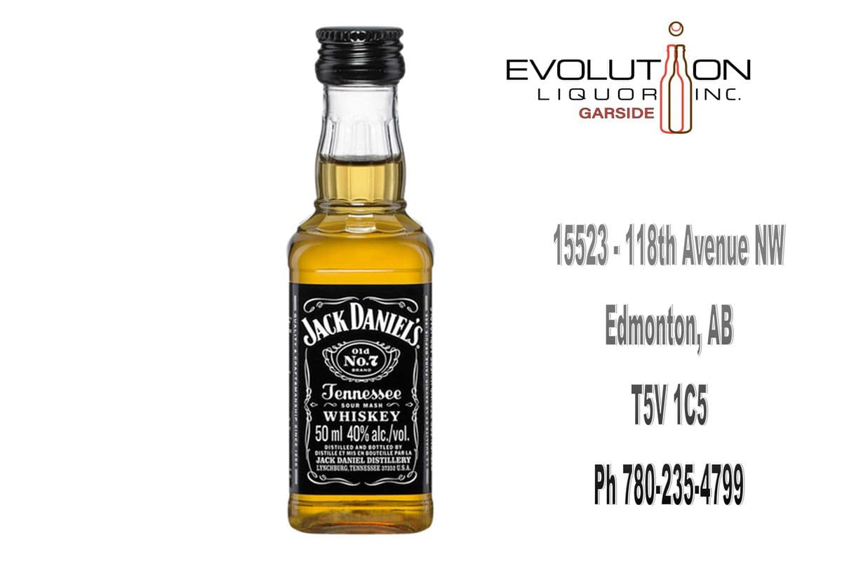 Jack Daniel's Old No. 7 Tennessee Whiskey 0050P (1 x 50ml Plastic Bottle)