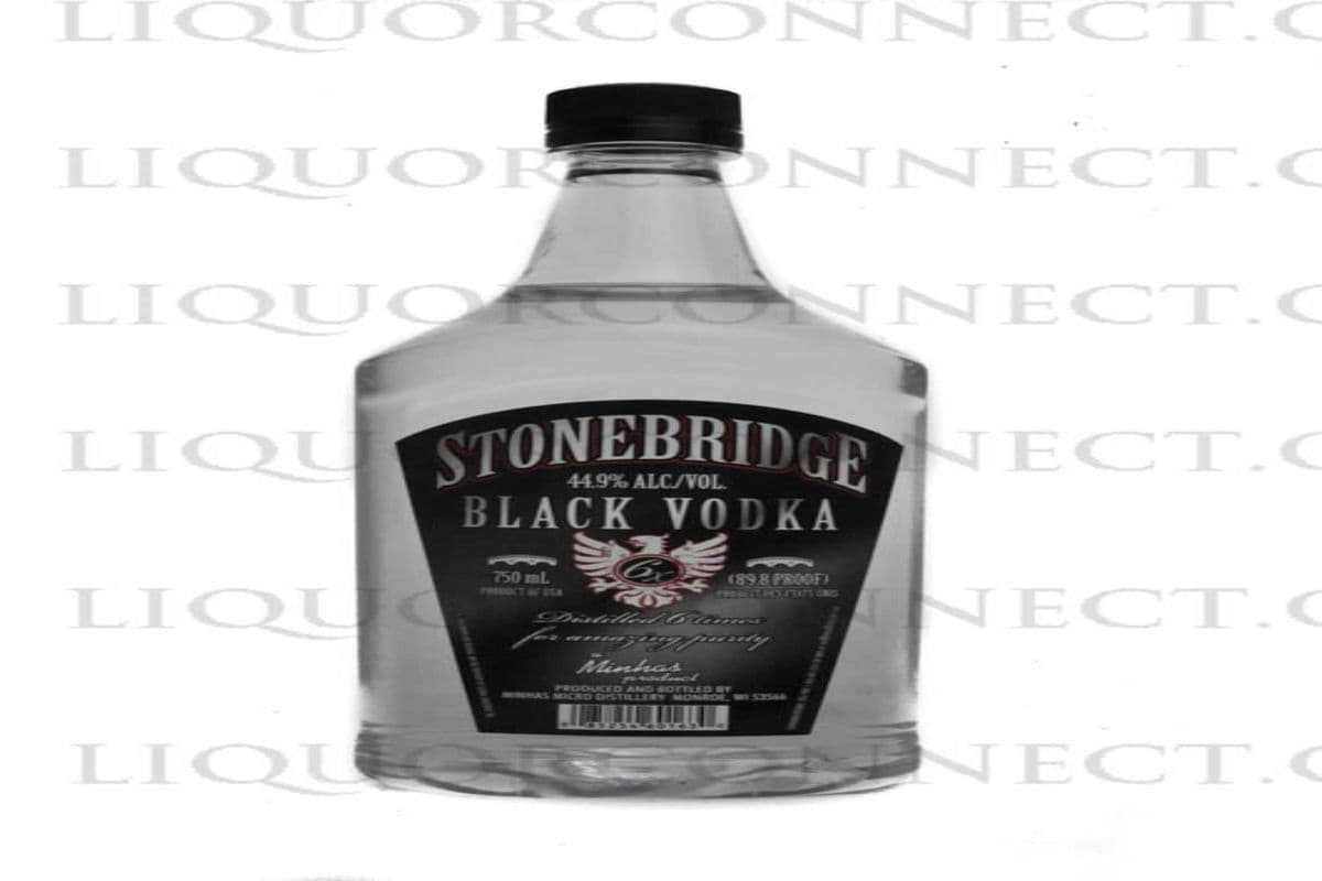 STONEBRIDGE BLACK VODKA 750 ML (1 x 750 ML)