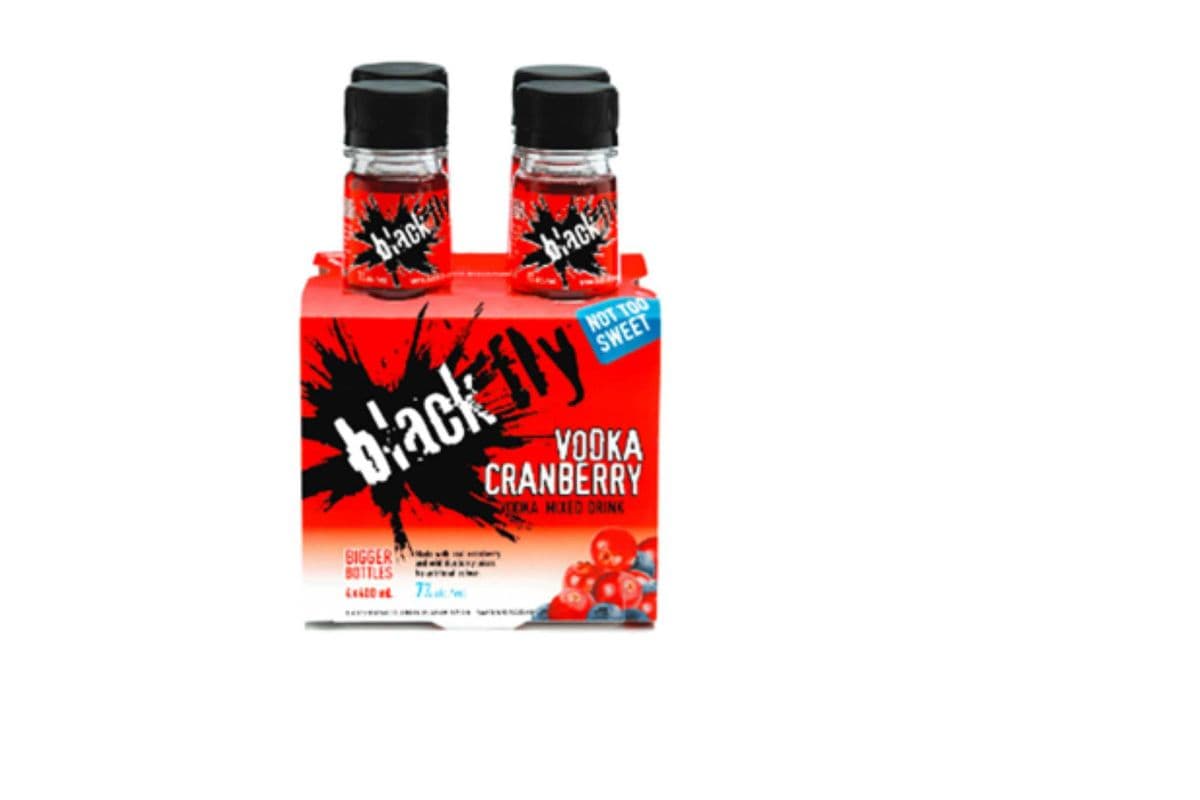 Black Fly - Vodka Cranberry (4 Bottles) (4 x 400ml)