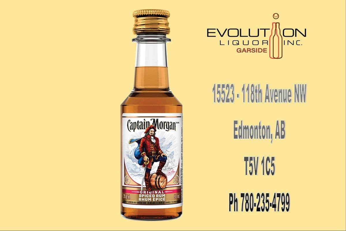 Captain Morgan Spiced Rum 0050P (1 x 50ml Plastic Bottle)