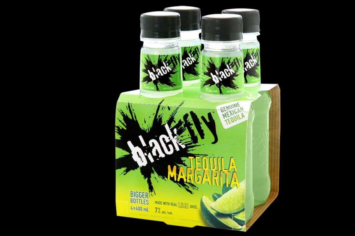 Black Fly Tequila Margarita (4 x 400 ml Bottles)