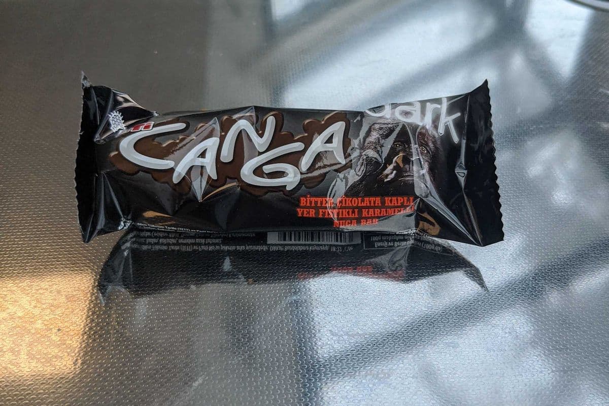 Eti Canga Bitter Chocolate Bar Peanut 45gr