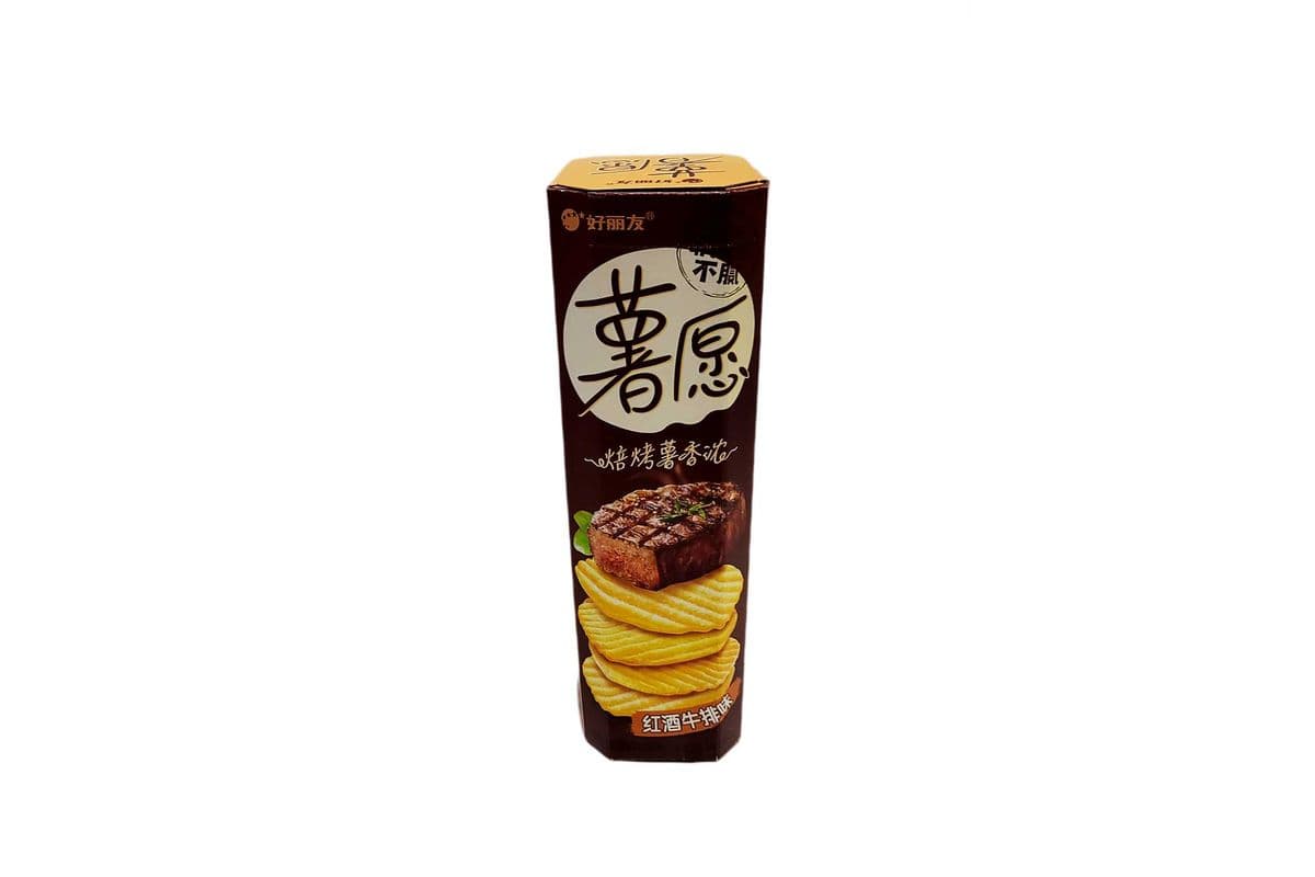 Orion's Potato Chips Beef Flavor(好丽友 薯愿 红酒牛排味)