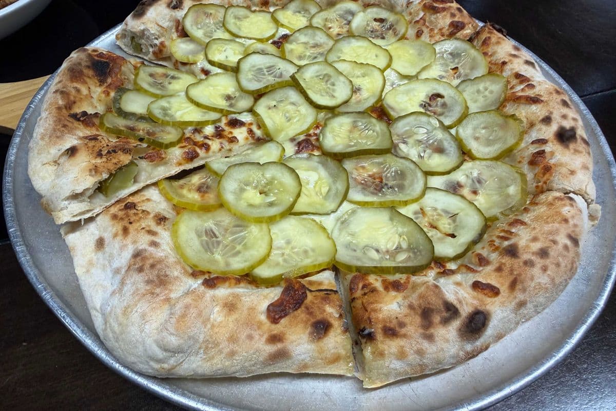 Extreme Pickle Pizza