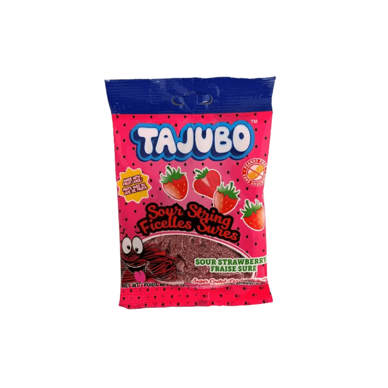 Tajubo Sour Strings Sour Strawberry Halal – Turkey (80g)