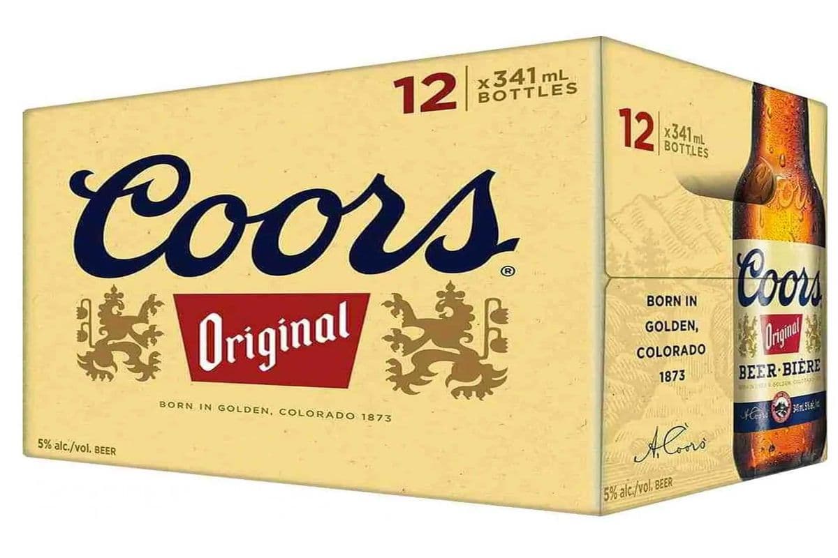 COORS ORIGINAL Banquet BOTTLES 12 (12 x 341 ML)