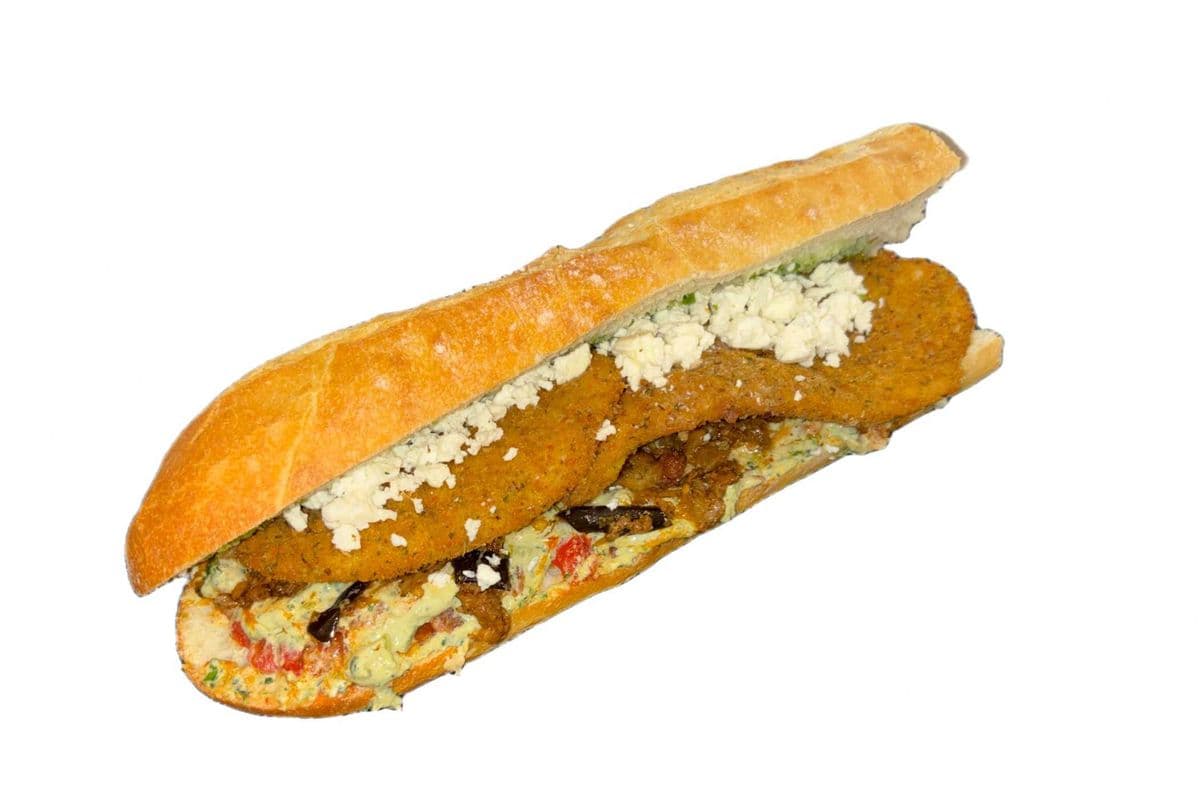 Schnitzel in a Baguette, Italian