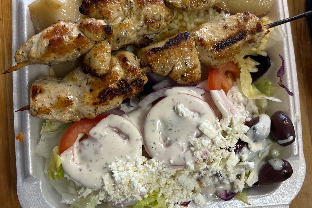 Chicken Kebab Dinner