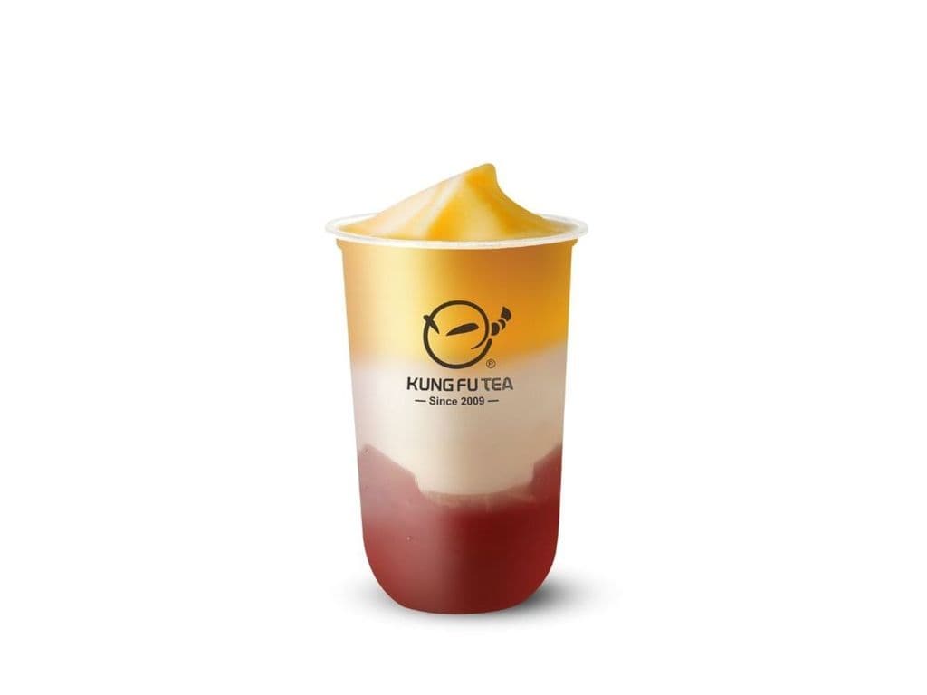 Mango Cheese Slush w/ Tea Jelly