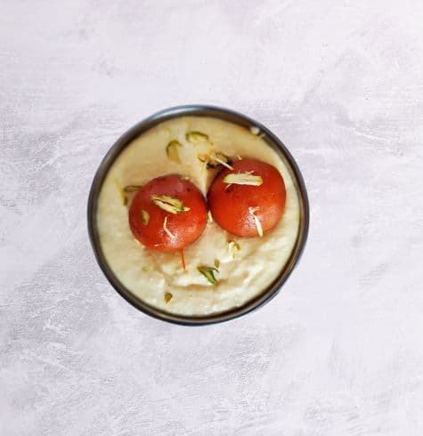 Hot Gulab Jamun & Rabri (2 pcs)