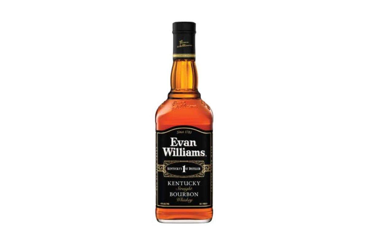 Evan Williams Black Label Bourbon (750 ml Bottle)