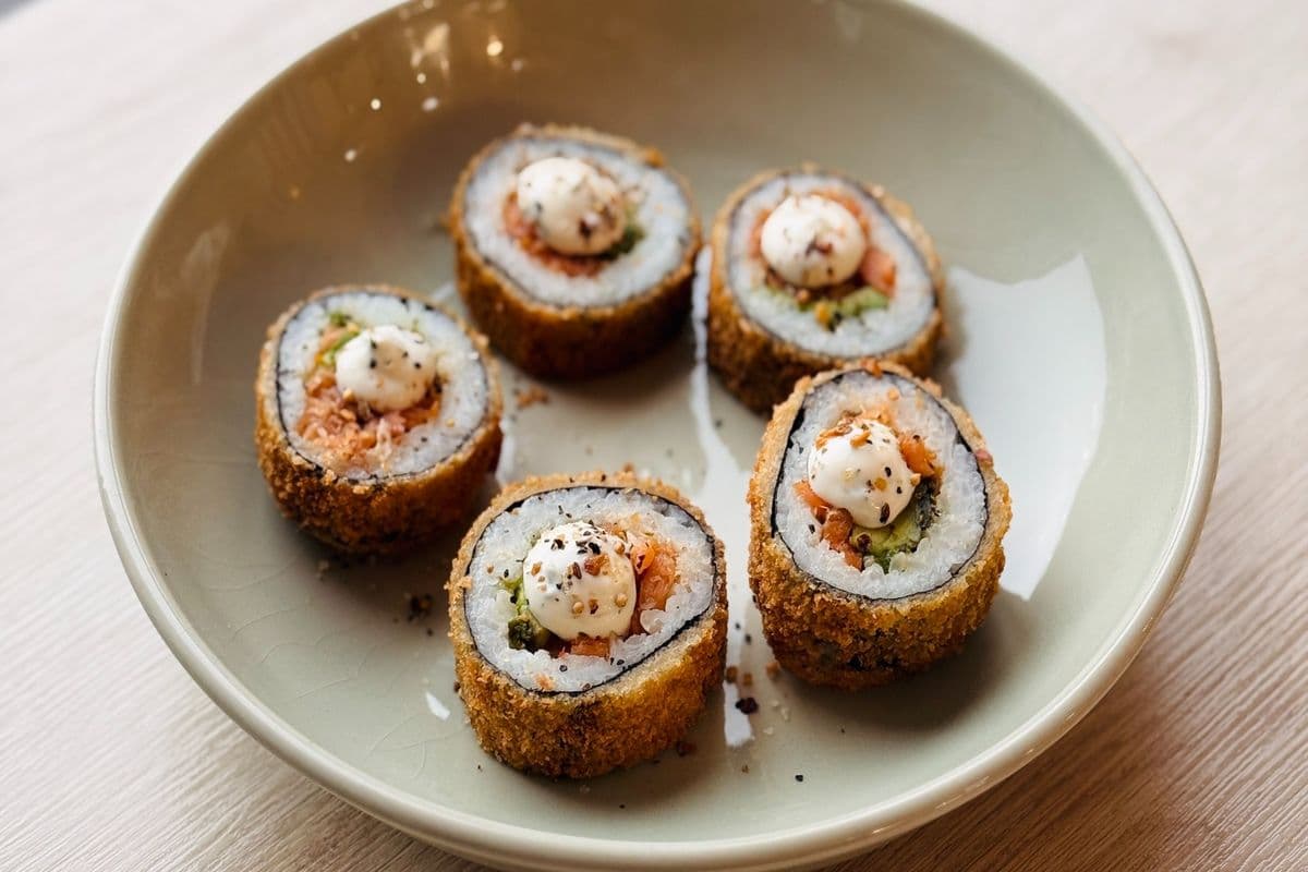 Maki frit saumon et fouetté à l’aneth