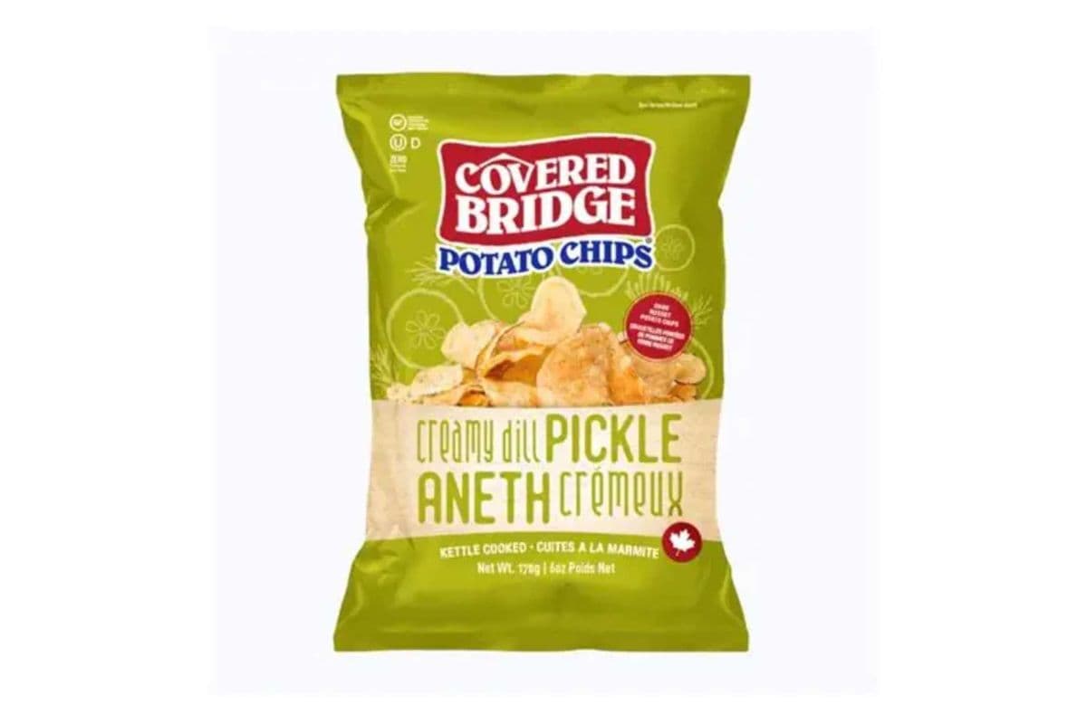 Covered Bridge Creamy Dill Pickle Chips (170 g)