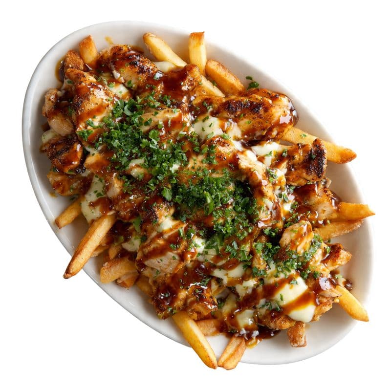 Creamy Peri-Peri Grill Chicken Poutine