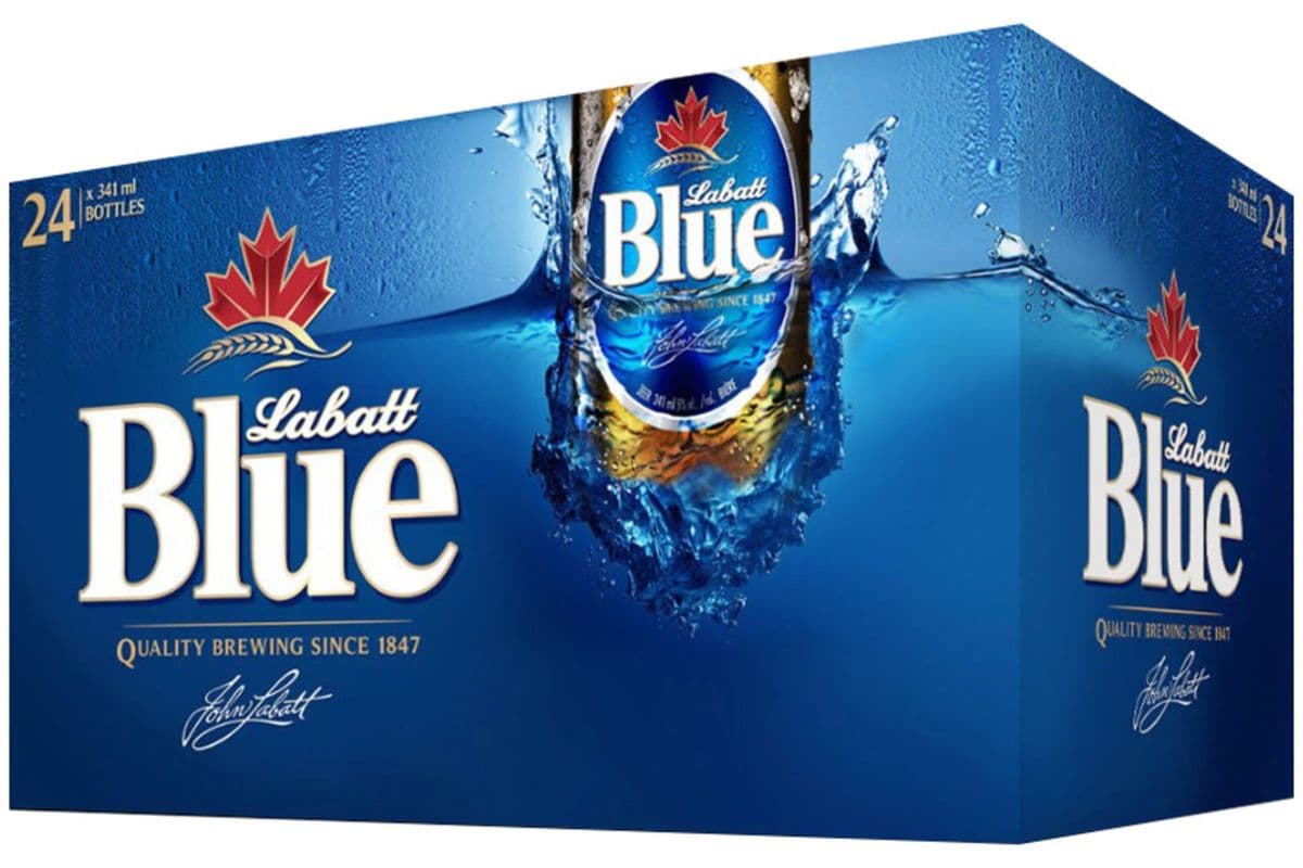 Labatt Blue Beer 24PK 341ML Bottles (24 x 341 ml)