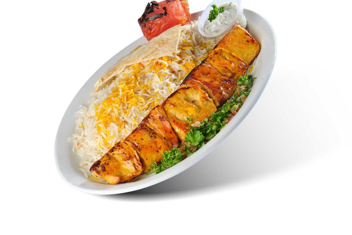 20. Chicken Kabob Plate