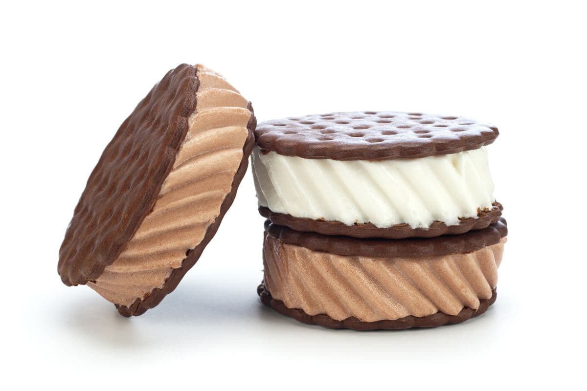 Frozen Yogurt Wafer Sandwich