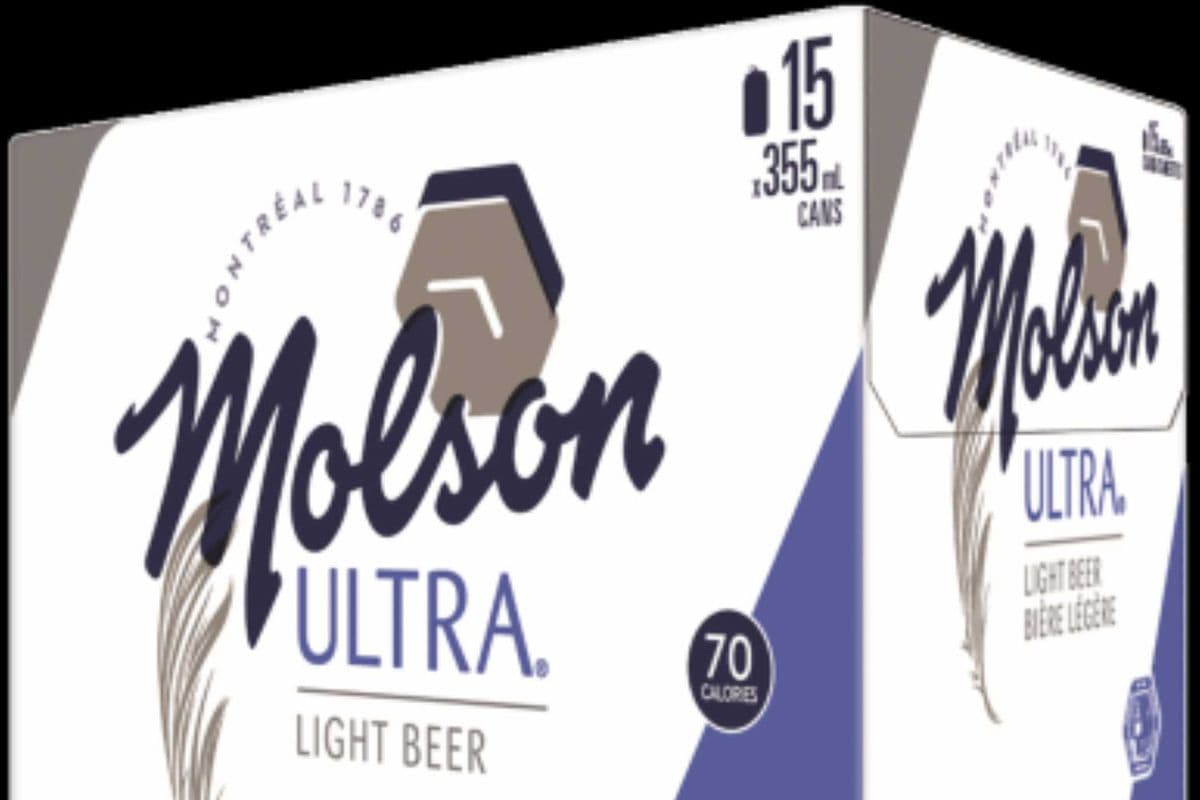 Molson Ultra (15 x 355 ml Cans)