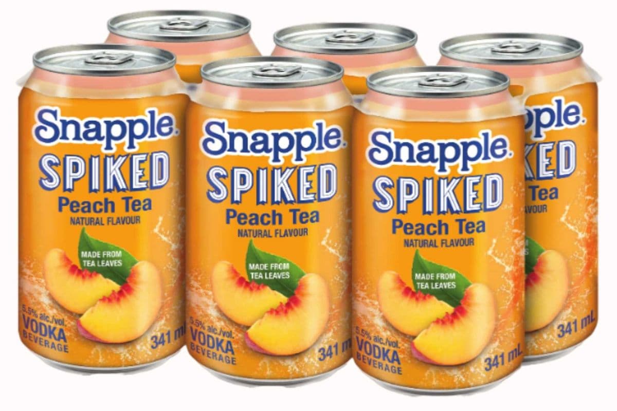 Snapple Spiked Peach Tea (6 x 355 ml Cans)