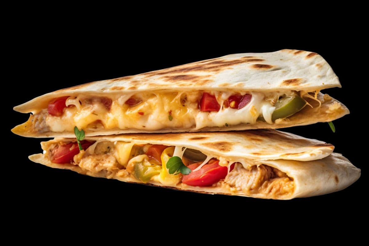 Fajita Veggies Cheesy Quesadillas