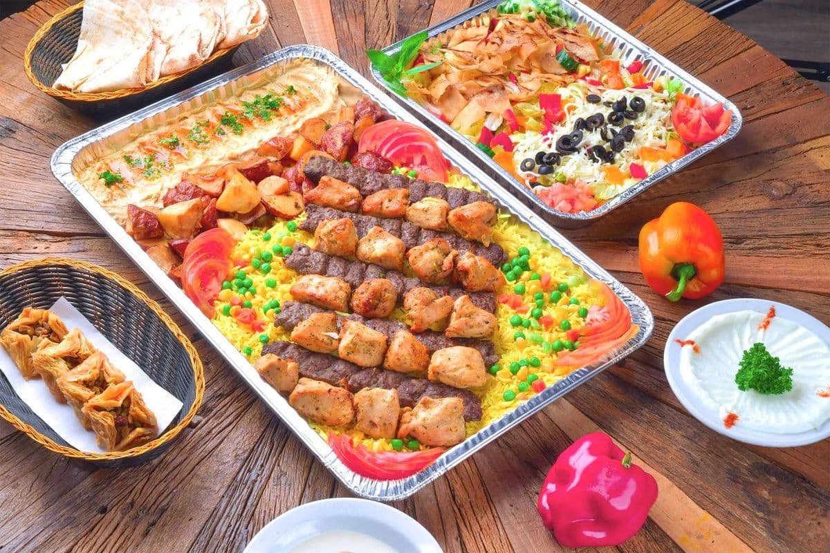 Mix BBQ platter 2 people.