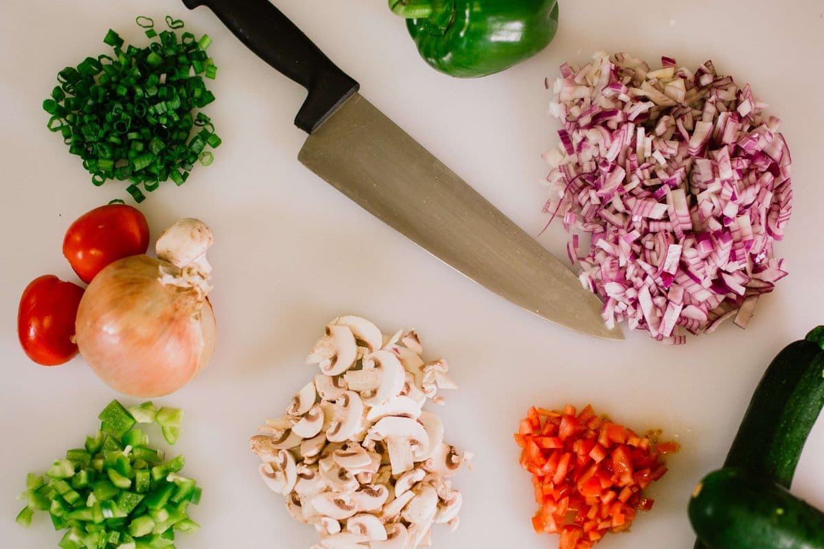 Chopped Fresh Veggies
