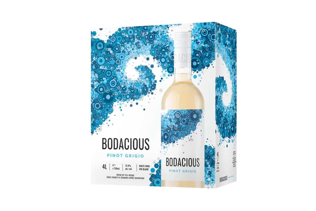 BODACIOUS PINOT GRIGIO 4L (1 x 4 L)