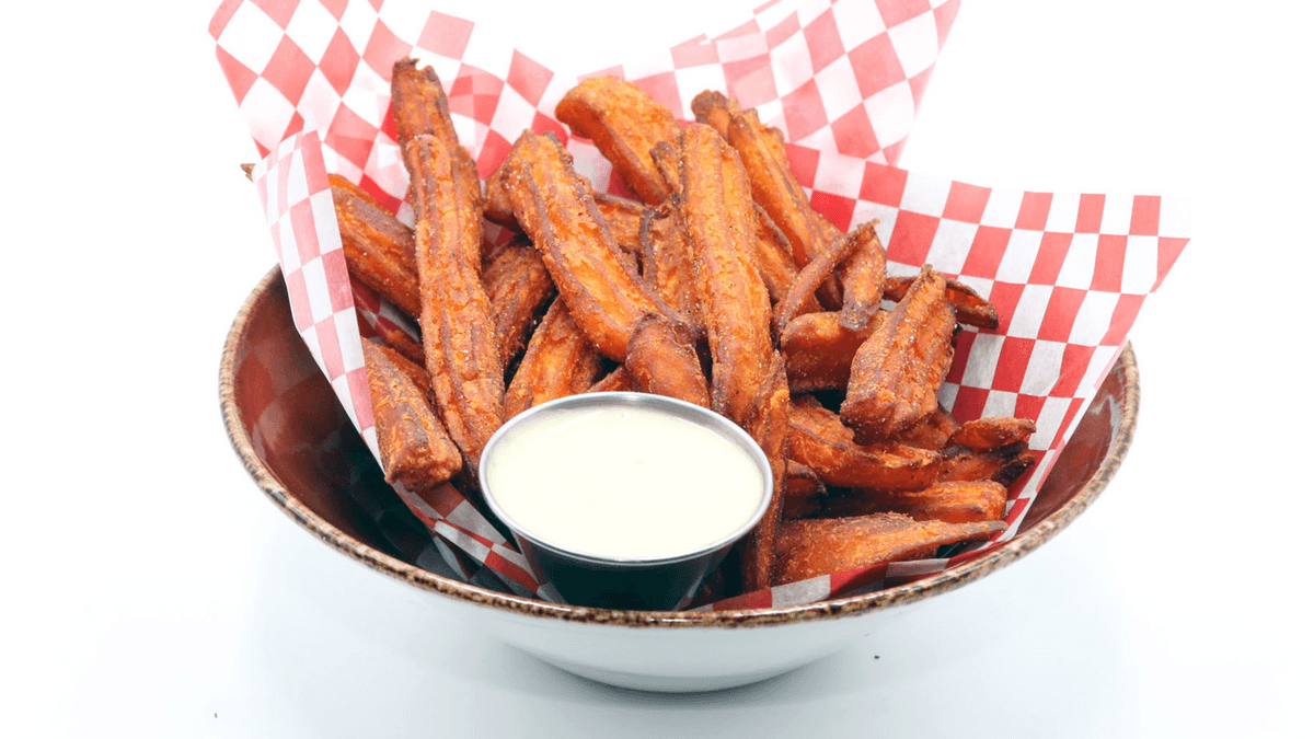 Bowl of Sweet Potato Wedges