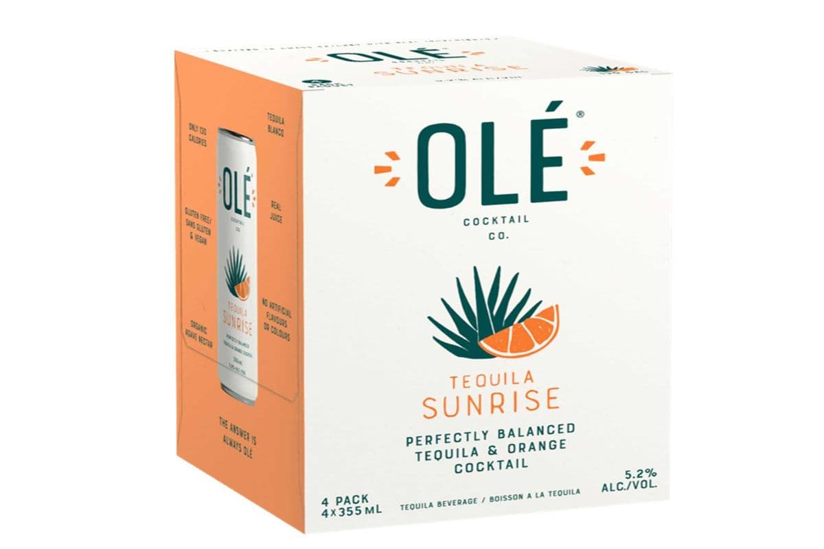 OLE TEQUILA SUNRISE 4 CANS (NEW ITEM) (4 x 355 ML)