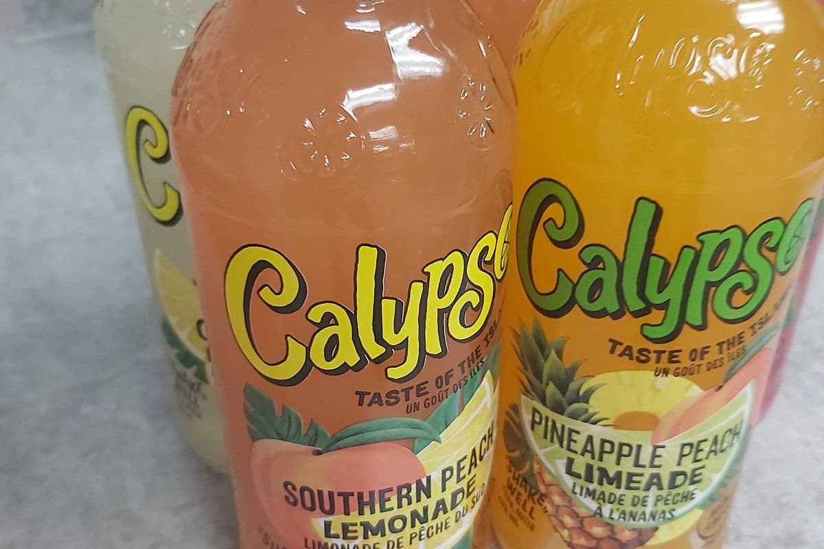 Calypso Fruit Drinks ( Pineapple Peach Limonade ) ( 473 ml )