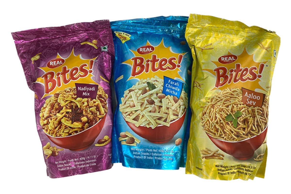 Real Bites Indian Snacks (400g) (400g) (159 Cal)