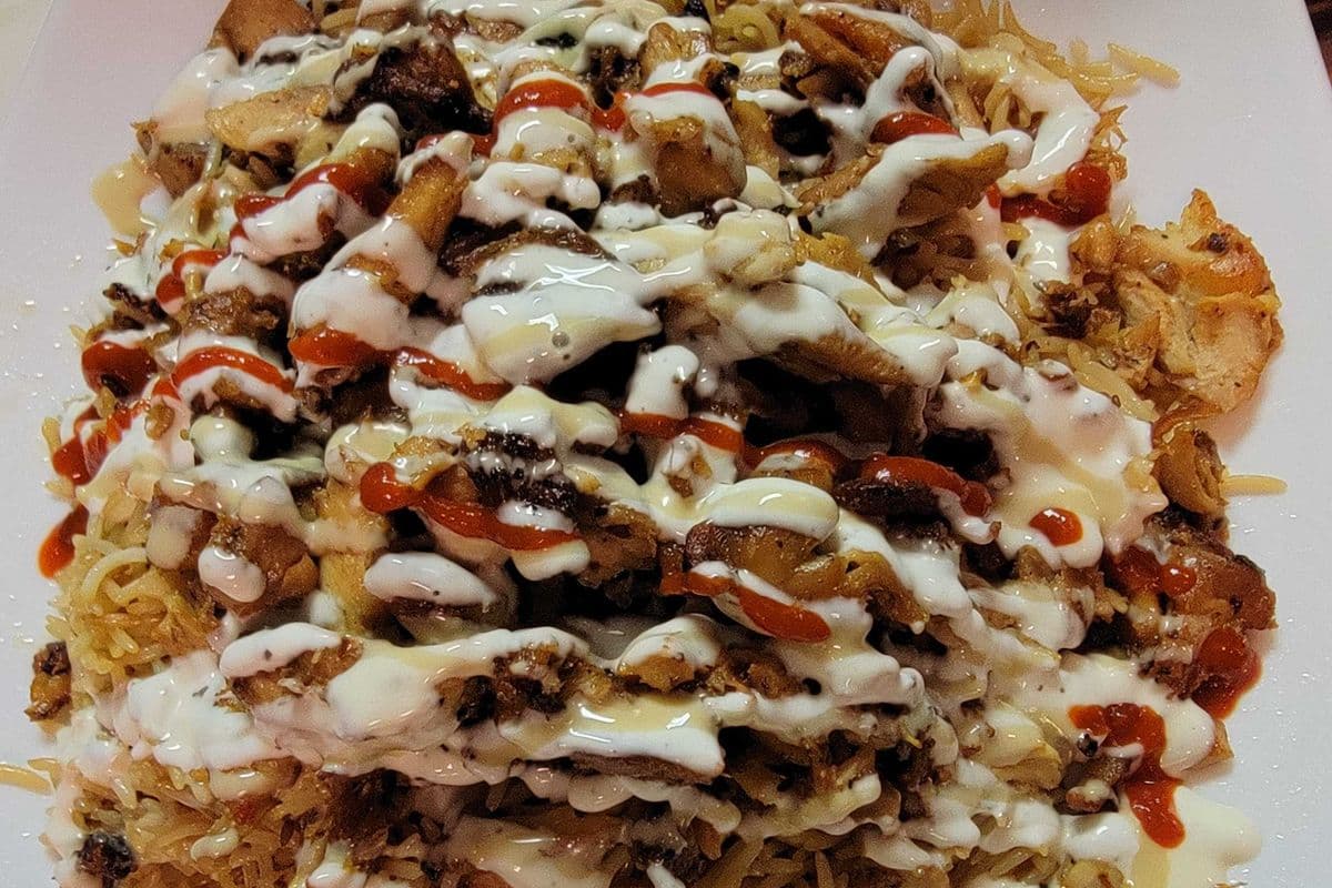 Chicken Shawarma on Rice