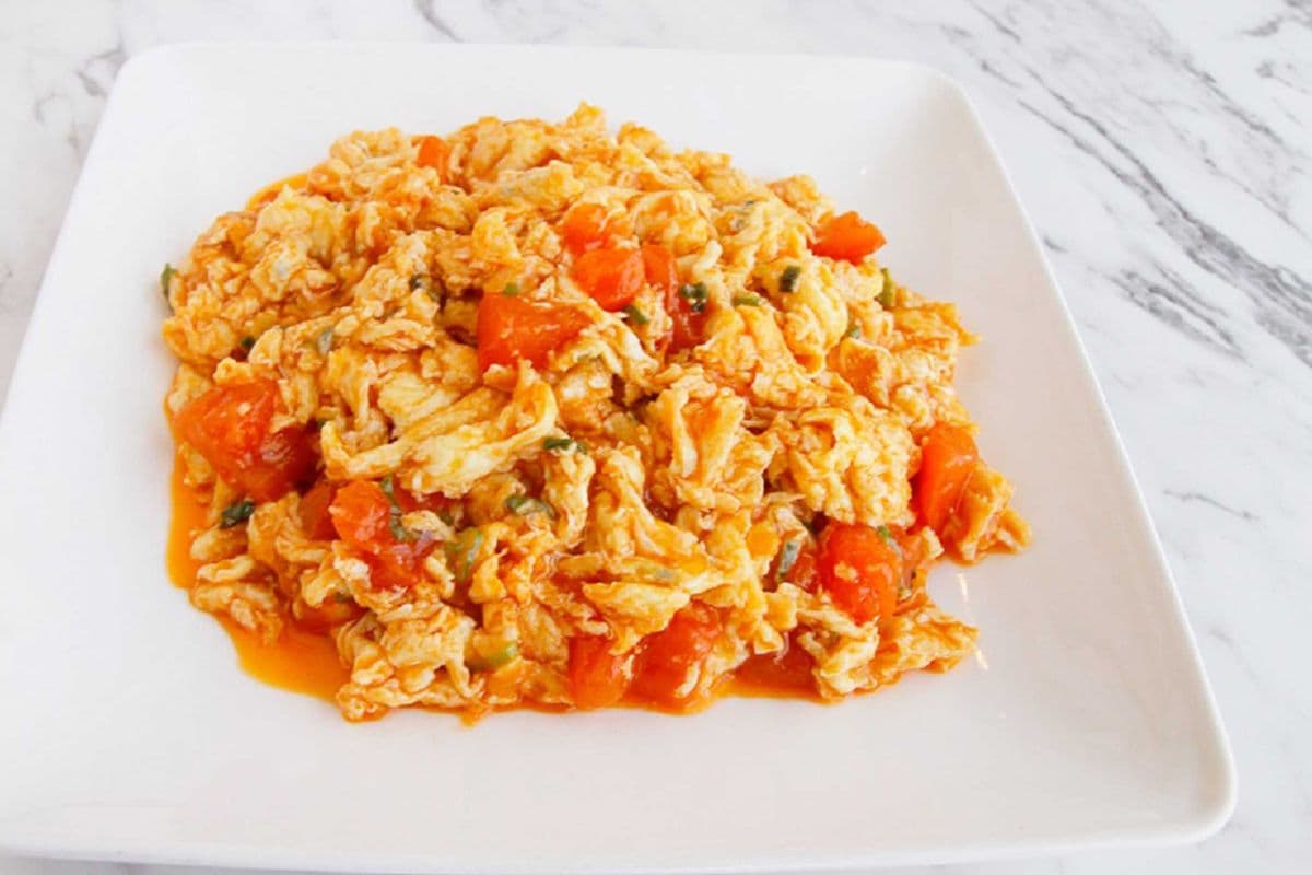 Scrambled Egg with Tomato 番茄炒蛋
