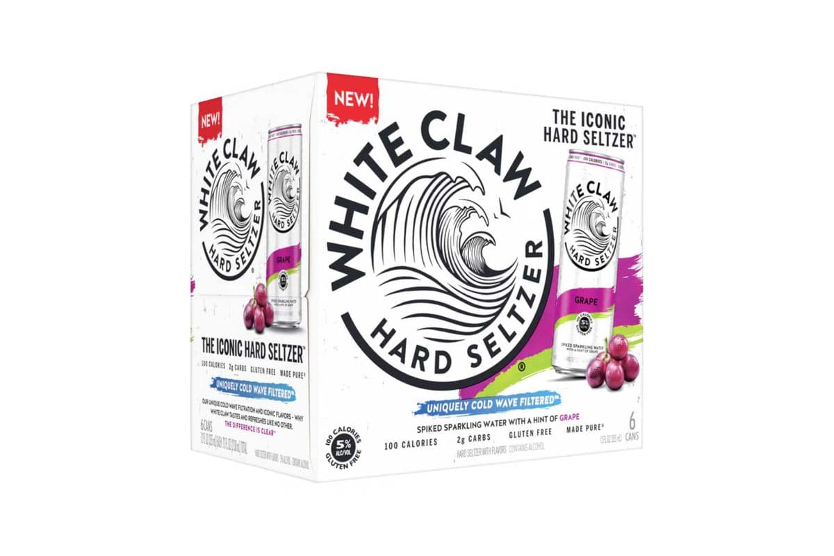 White Claw Grape (6 Pack) (6 x 355ml)
