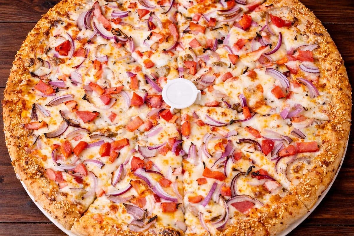 1. Donair Delight Pizza -12" Medium