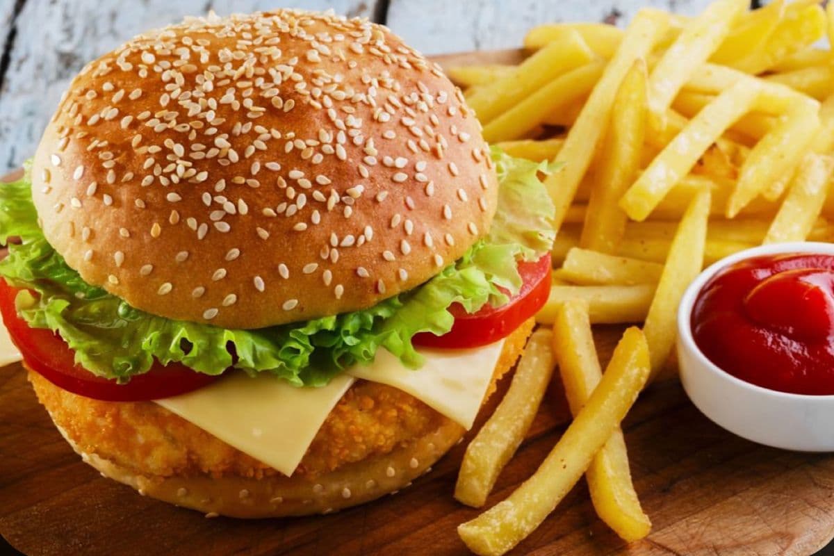 Chicken Burger Combo