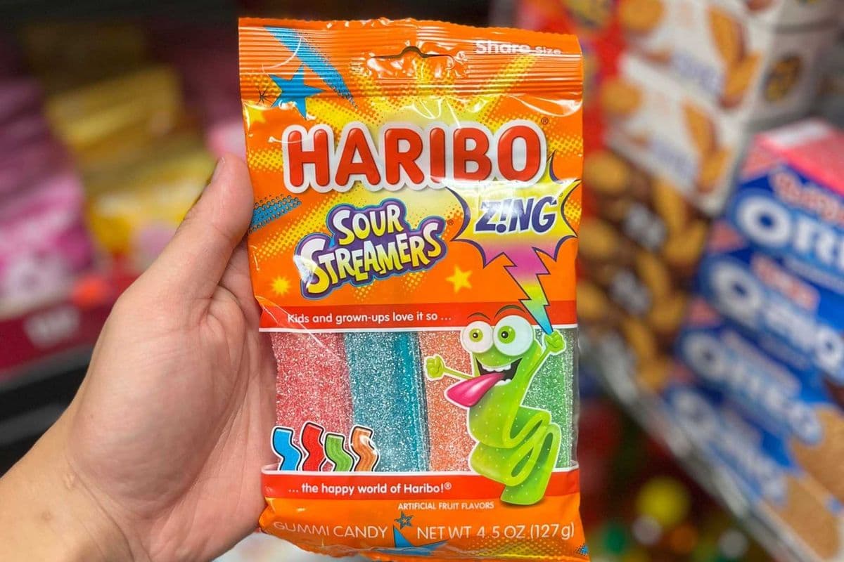 Haribo Sour Streamers - 142g