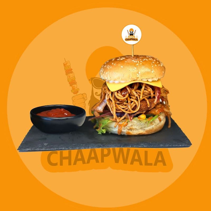 Desi Noodle Burger