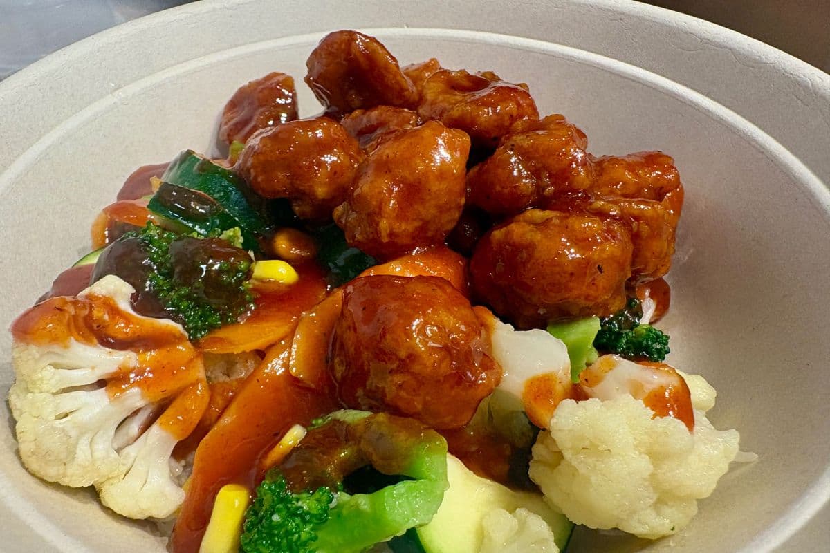 45. (Sweet & Savory) Popcorn Chicken BiBi rice bowl
