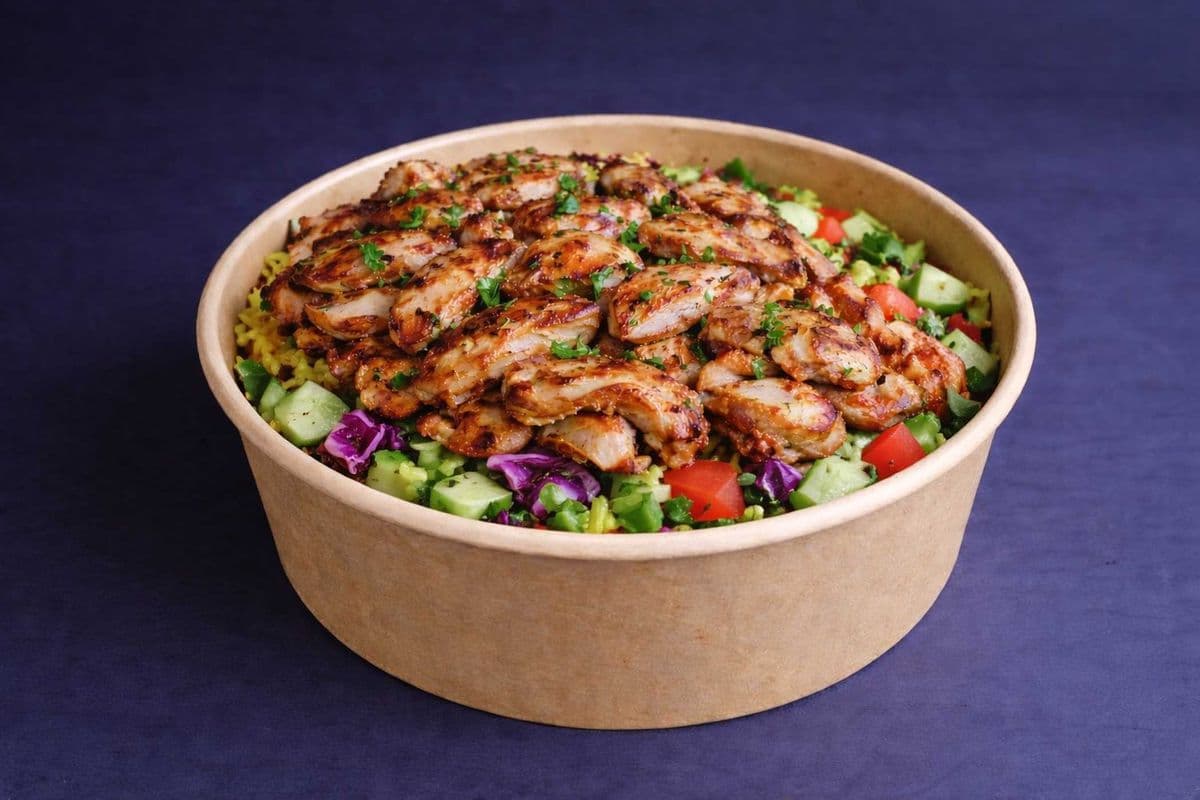 Mix Shawarma Salad Plate