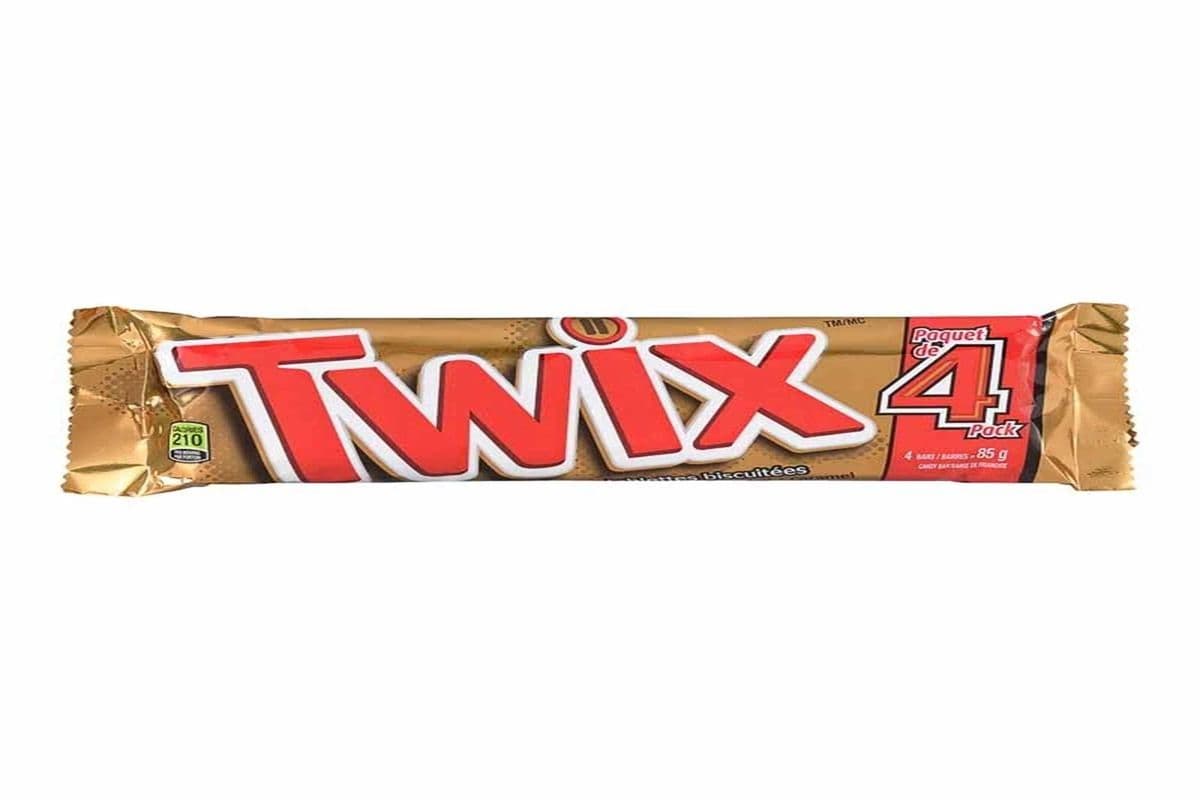 Twix cookie bars (4 Pack) (85g) (210 Cal)