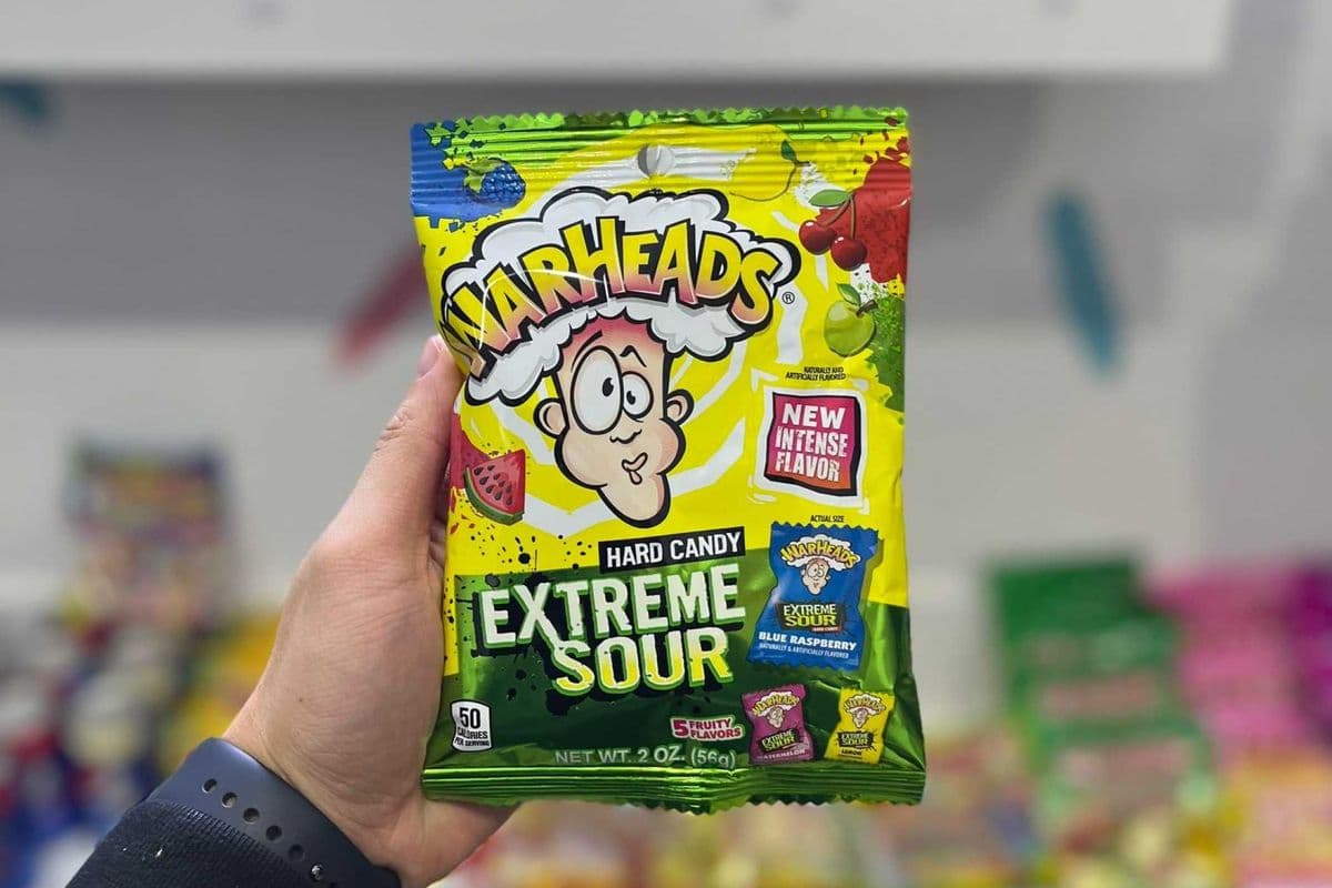 WARHEADS EXTREME SOUR HARD CANDY - 56G