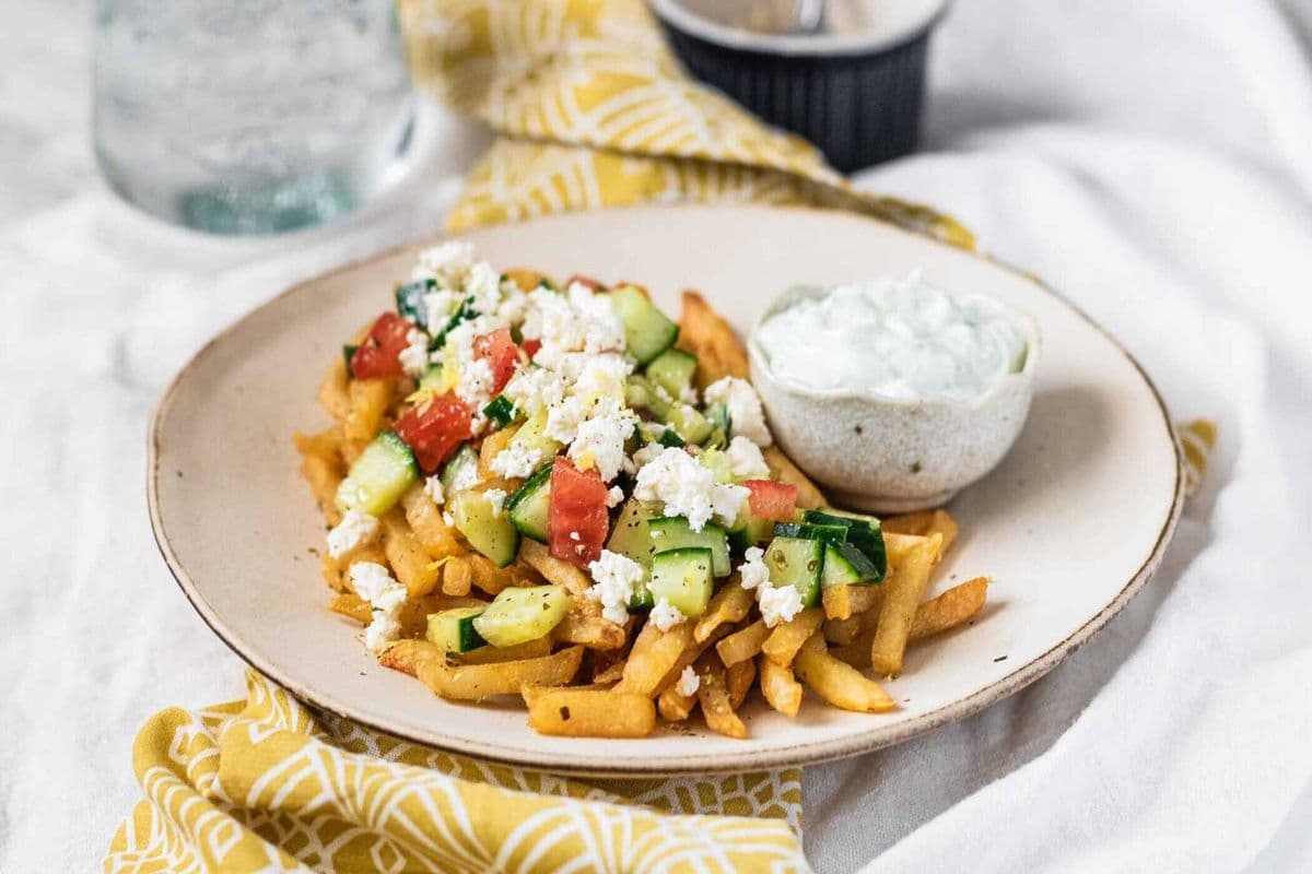 Greek Fries Snack Bowl