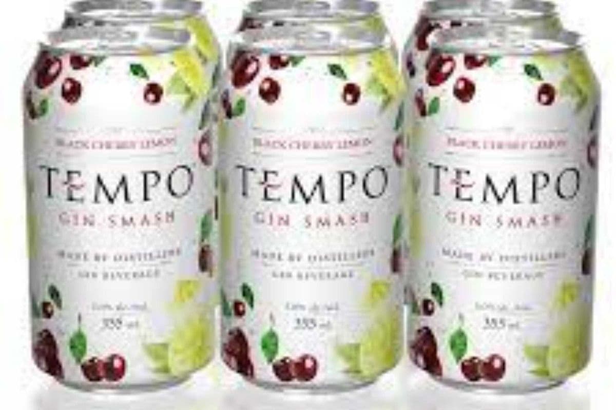 Tempo Gin Smash Black Cherry Lemon (1 x 6 Cans)